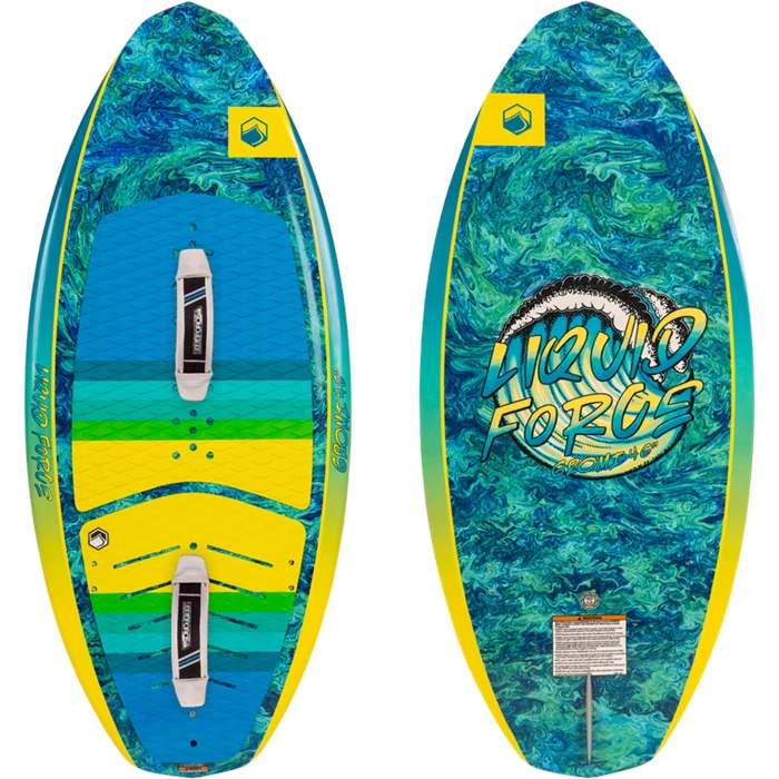 Liquid Force Gromi + Straps Wakesurf Board - Kids' 2022 1 Liquid Force Gromi + Straps Wakesurf Board - Kids' 2022
